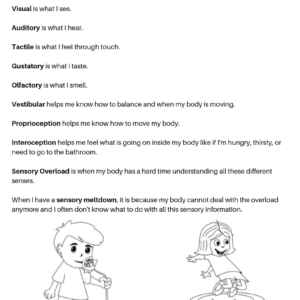 When I Feel Sensory Overload - A My Sensory Self for Kids Workbook ...