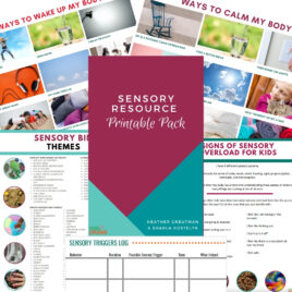 sensory resource printable packet collage preview.