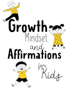 growth mindset and affirmations - creating connections toolkit 2021